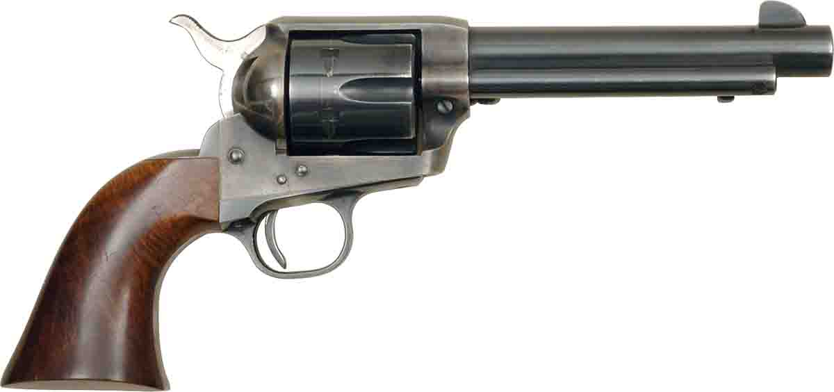 Purchased in 1968, Mike’s very first Colt SAA was a 2nd Generation .45 Colt with a 5.5-inch barrel. It was identical to this one, except for the stocks.
